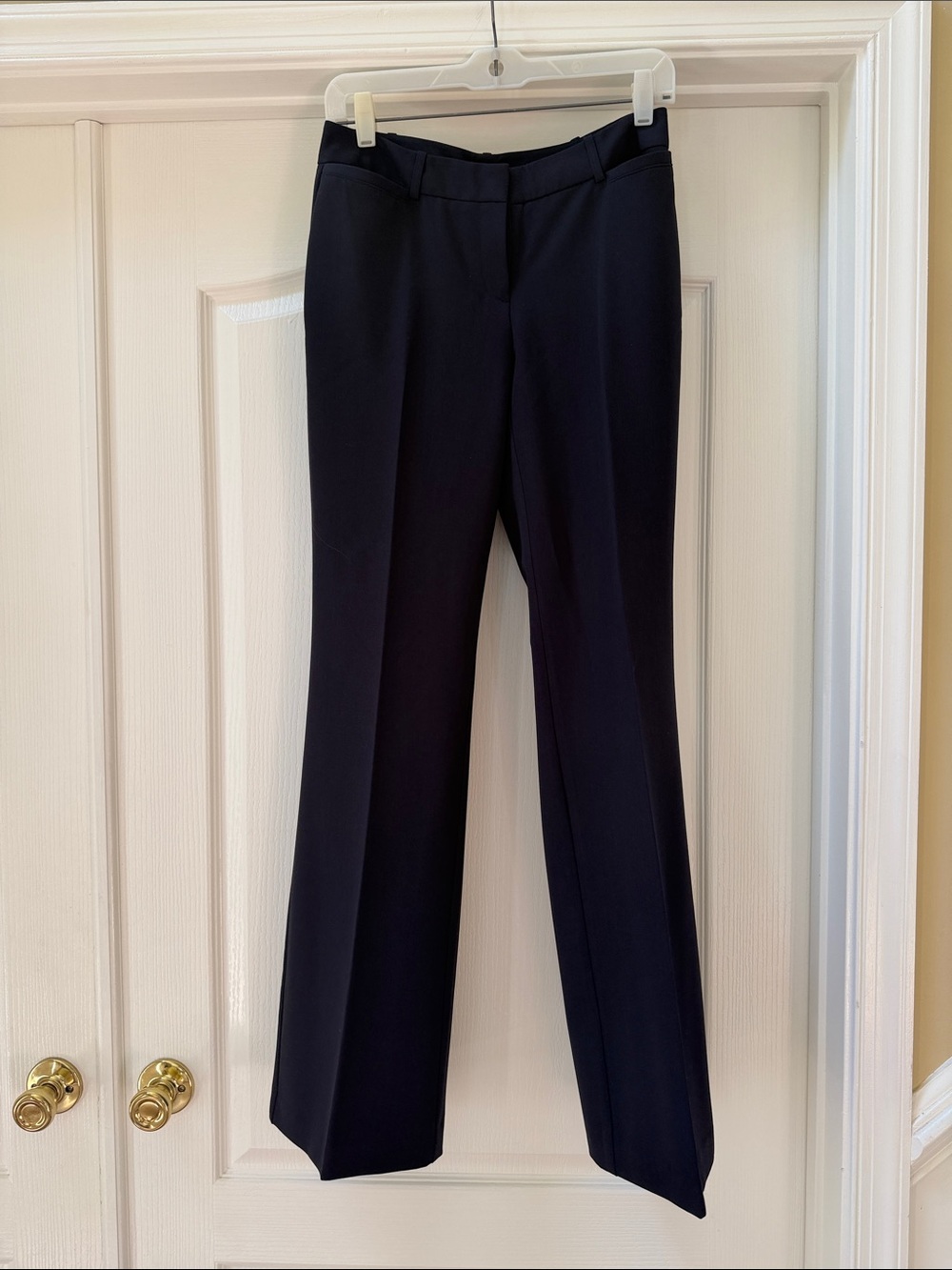 Worthington Black Straight-Leg Dress Pants
